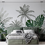 Wall murals Group of palm trees