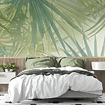 Wall murals Sunlit jungle through an artist's eyes
