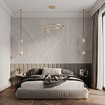 Wall murals Monochrome Elegance of Banana Leaves