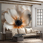Wall murals Elegance in Shades of Beige