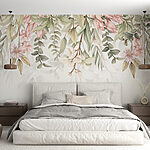 Wall murals Floral Elegance in Soft Pastels