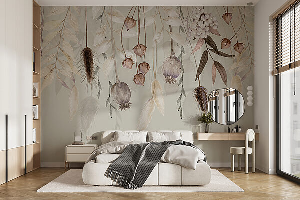 Autumn hues in delicate balance Wall murals Autumn hues in delicate balance