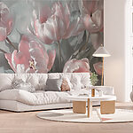 Wall murals Soft pastels in bloom.
