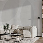 Wall murals White background with circles and lines