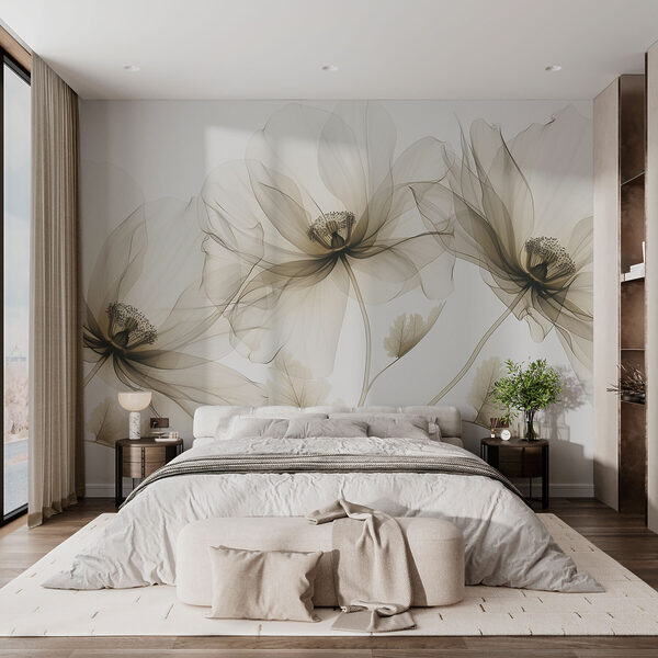 Wall mural Ethereal Beauty in Floral Form (SKU: w01482v2) Wall mural Wall mural Ethereal Beauty in Floral Form (SKU: w01482v2)