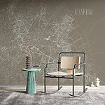 Wall murals Map of a city