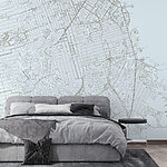 Wall murals Map of a city