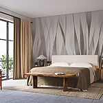 Wall murals Abstract whispers in monochrome.