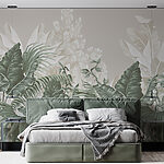 Wall murals Tropical Serenity in Soft Tones