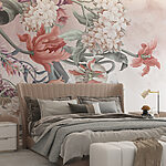 Wall murals Blooming Elegance in Pastel Shades