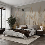 Wall murals Wheat Dreams Meld into Mist