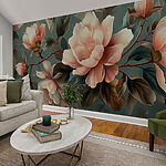 Wall murals Elegant Blooms in Soft Pastels