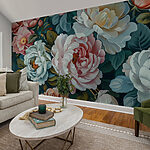 Wall murals Blooms in Stunning Pastel Tones
