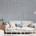Wall murals Grey and white background with dots