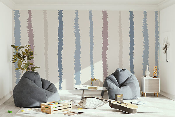 Brush strokes of serenity Wall murals Brush strokes of serenity
