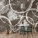 Wall murals Group of cut logs