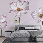 Wall murals Group of white flowers
