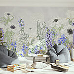Wall murals Blooms of Serenity and Grace