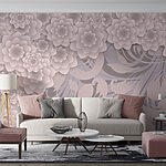 Wall murals Blossoming Elegance in Monochrome