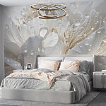 Wall murals Dew-kissed petals shine brightly.