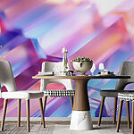 Wall murals Prismatic hues, modern artistry.