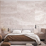Wall murals Pale marble elegance.