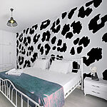 Wall murals Monochrome Abstract Leopard Print