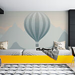 Wall murals Hot air balloon in the air