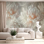 Wall murals Group of white flowers