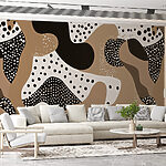 Wall murals Abstract art in earthy tones