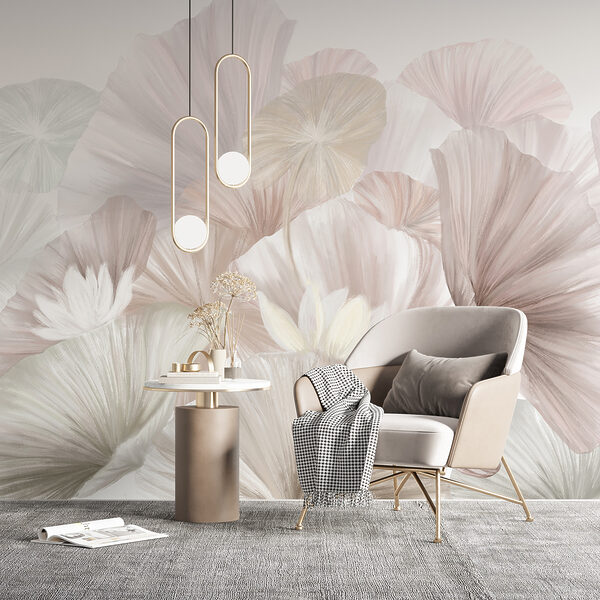 Wall mural Group of white and pink flowers (SKU: w08265v1) Wall mural Wall mural Group of white and pink flowers (SKU: w08265v1)