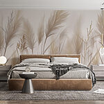 Wall murals Whispering Wheat in Soft Light