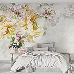 Wall murals Delicate Floral Symphony in Pastels