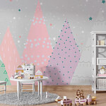 Wall murals Group of trees with stars