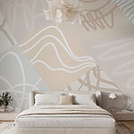 Wall murals Pattern of lines and shapes