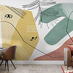 Wall murals Colorful art of a woman
