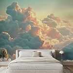 Wall murals Large group of clouds