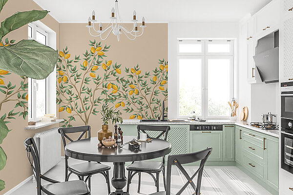 Tree with fruits on it Wall murals Tree with fruits on it