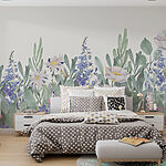 Wall murals Delicate blooms in serene hues.