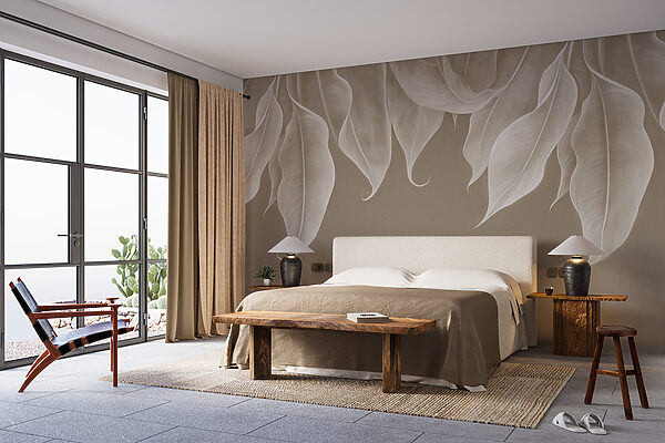 Elegant Waves of Nature's Design Wall murals Elegant Waves of Nature's Design