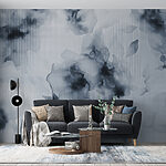 Wall murals Ethereal flowers in monochrome dreams