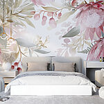 Wall murals Whimsical Floral Watercolor Artistry