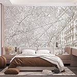Wall murals Map of a city