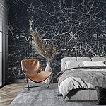 Wall murals Map of a city