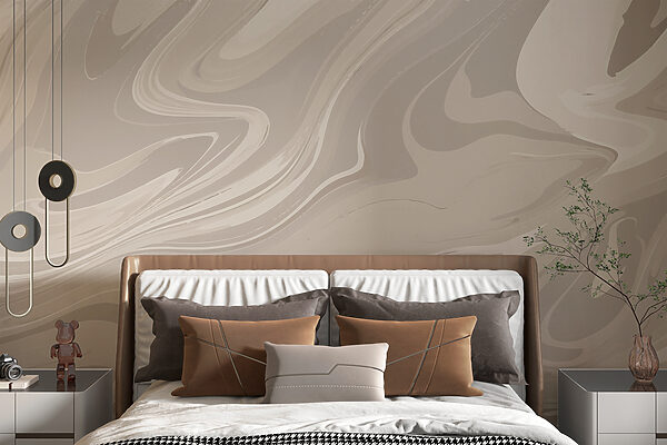 Swirling sands in abstract artistry. Wall murals Swirling sands in abstract artistry.