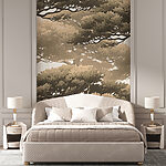 Wall murals Group of trees with branches