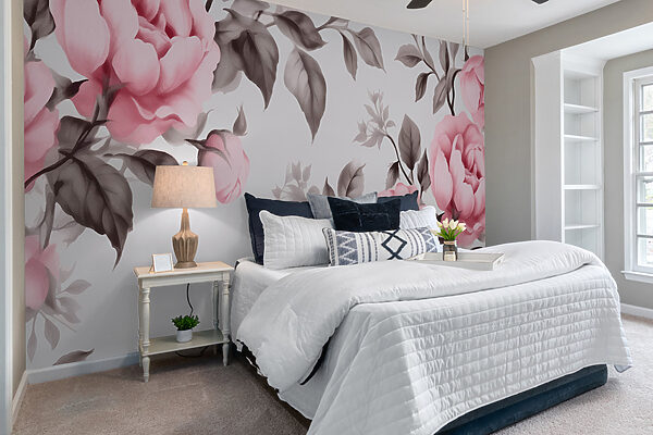 Blushing Blooms in Soft Shades Wall murals Blushing Blooms in Soft Shades