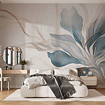Wall murals Ethereal floral watercolor artistry