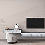 Wall murals Flowing Lines in Soft Hues