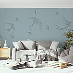 Wall murals Group of birds flying